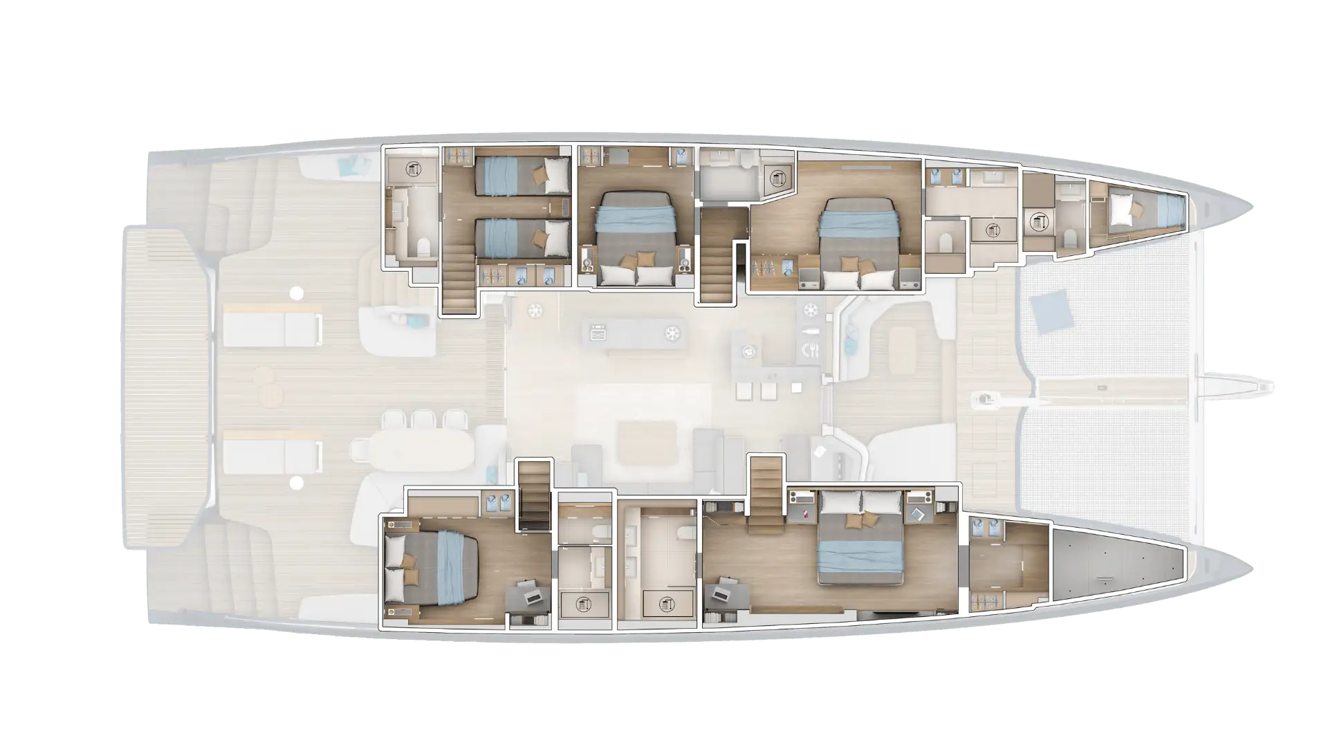 5 CAMAROTES COCINA EN ALTO